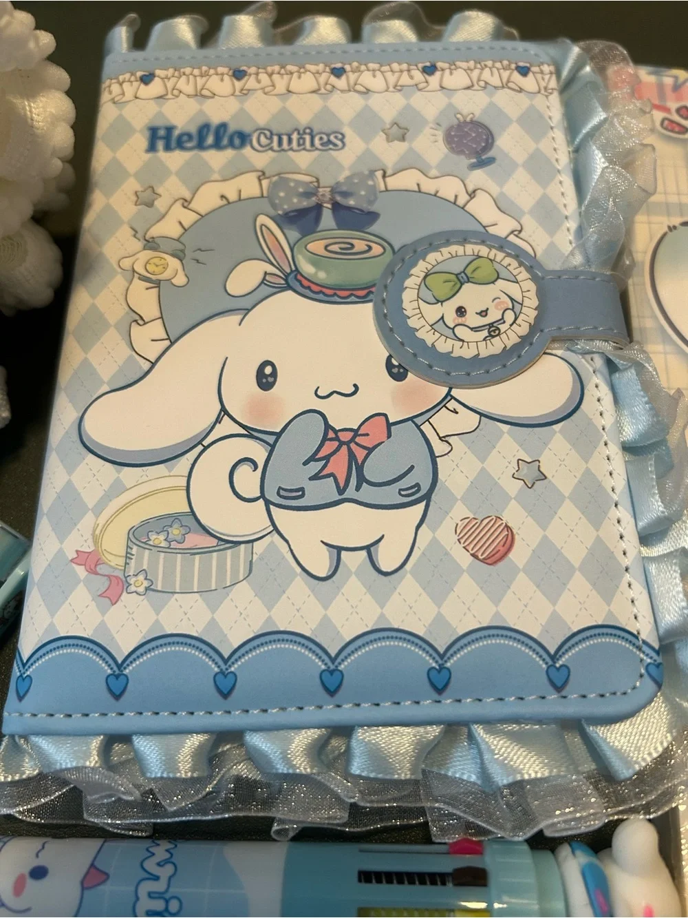 Cinnamoroll Blue Notebook & Stationery Set